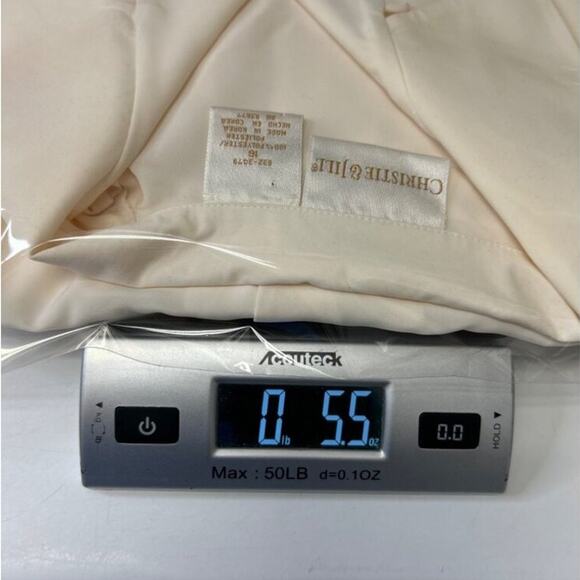 Christie & Jill Vintage Womens Dressy Short Sleeve Button Up Blouse Size 16 - Picture 7 of 7